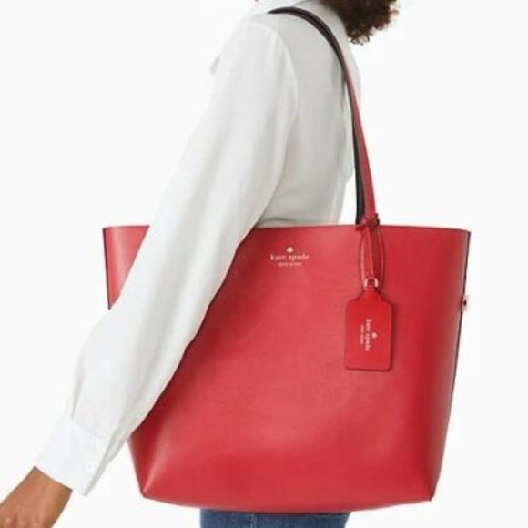 Kate Spade Wrapping Party Large Reversible Tote with Detachable Wristlet - Picture 3 of 8